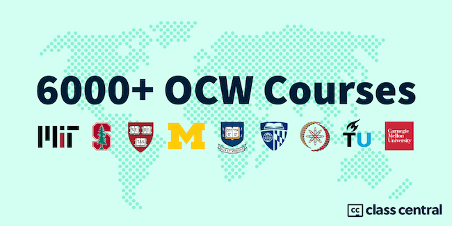 6000+ OpenCourseWare (OCW) Courses and Where to Find Them